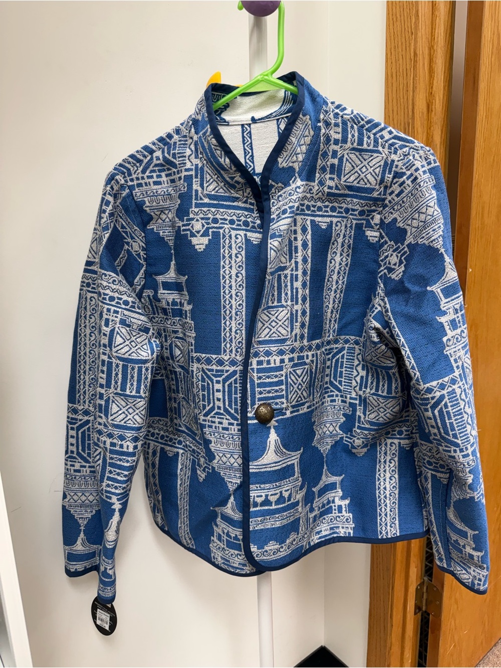 Trimdin Artisan Reversible Jacket Pagoda Azure